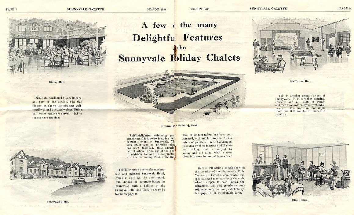 Sunnyvale Holiday Camp brochure 1938