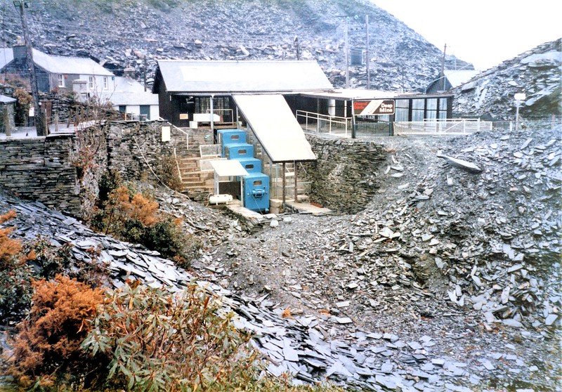 Llechwedd Deep Mine Tour seen in 1987