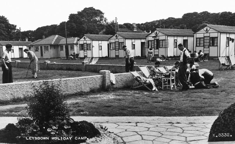 Leysdown Holiday camp vintage postcard