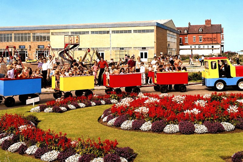 Pontins Southport road train 1970s