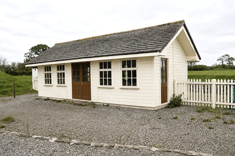 The station building at Oakhill Manor miniature railway 