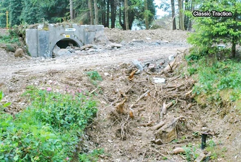 Photo showing the remains of the Dobwalls theme Park in Cornwall