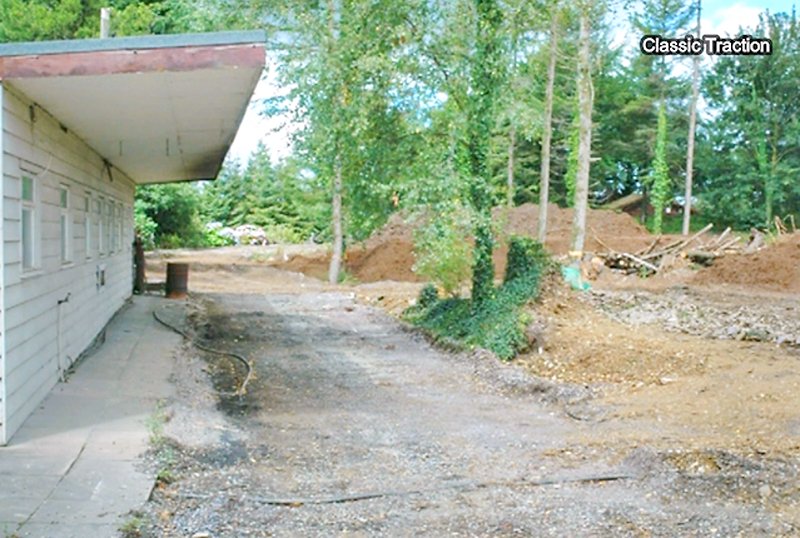 Photo showing the remains of the station at Dobwalls theme Park in Cornwall