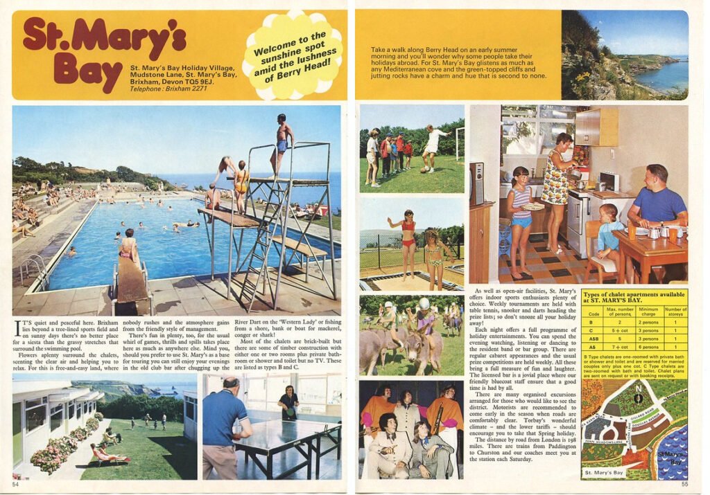 Pontins St Mary's Bay brochure from 1976