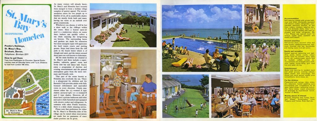 Pontins St Mary's Bay brochure from 1972